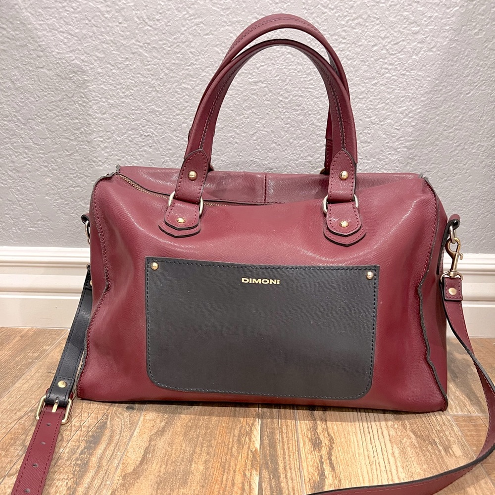 Dimoni Spanish Leather Satchel Handbag